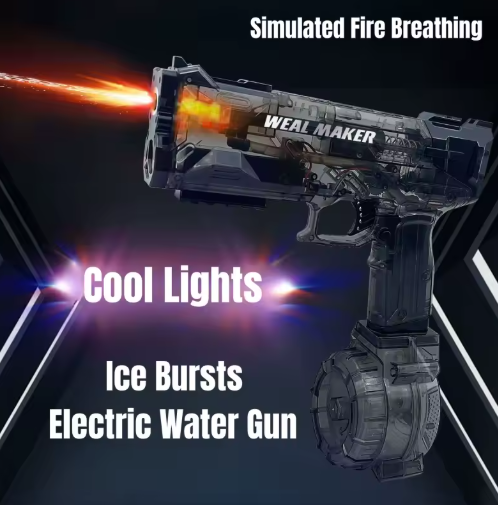 Elektrisch Waterpistool voor Kinderen – Automatische Hogedruk Watergun voor Zomer, Strand & Tuin
