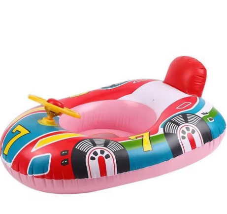Opblaasbare Baby Zwembadvlotter – Schattig Autoontwerp met Handgrepen