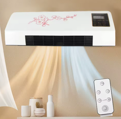 Draagbare Airco met Verwarming & Koeling – Wandmodel Ventilator voor Slaapkamer of Badkamer