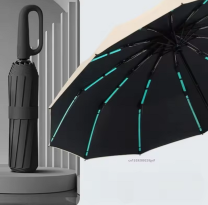 Winddichte Automatische Paraplu – Opvouwbare UV-Parasol voor Dames & Heren